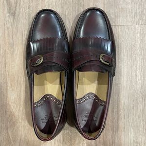 G.H. Bass Kiltie Loafers (Oxblood)